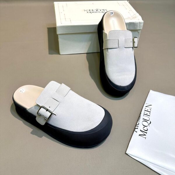 Alexander McQueen Leather Half Shoe| KinetixLuxury Nigeria