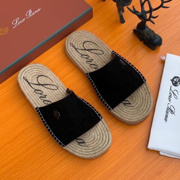 Loro Piana Espadrilles – Black | Premium Luxury Footwear | KinetixLuxury Nigeria