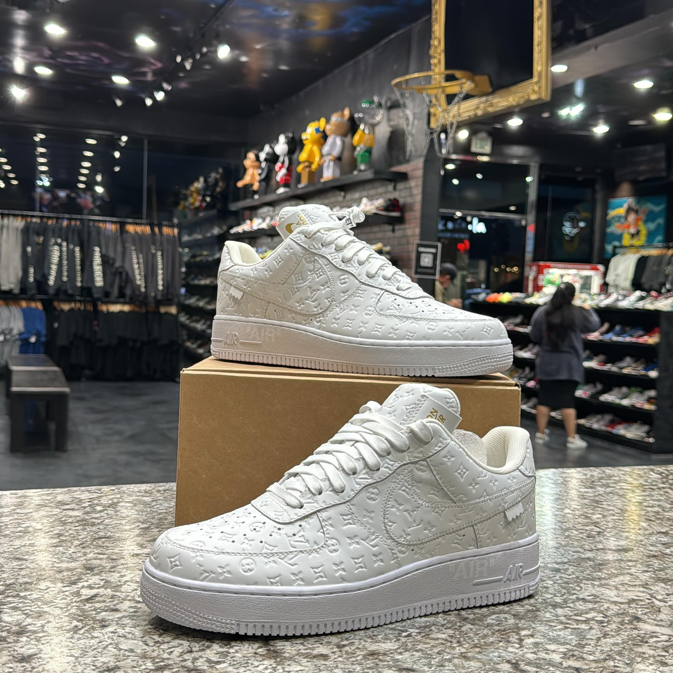 Louis Vuitton x Nike Air Force 1 | KinetixLuxury Nigeria