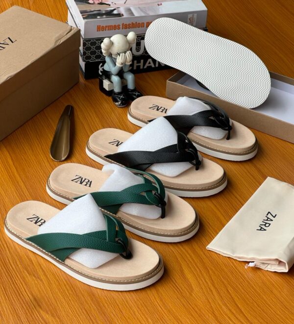 Zara Palm Slippers – Casual Comfort | KinetixLuxury Nigeria