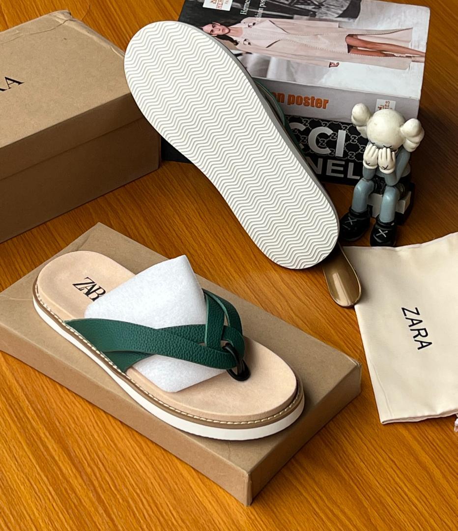 Zara Palm Slippers – Casual Comfort | KinetixLuxury Nigeria