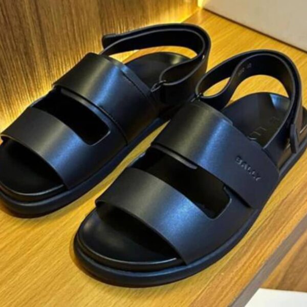 Bally Black Nicky Leather Sandals