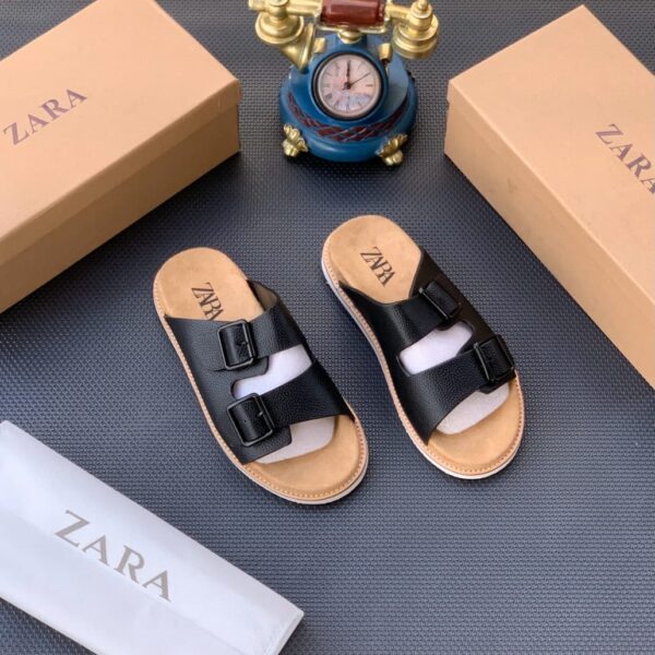 Black Double-Buckle Sandals – ZABA/ZARA