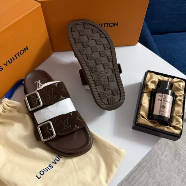 Louis Vuitton LV Oasis Mules – Brown Monogram Suede