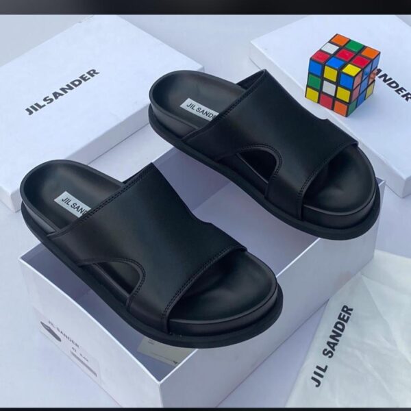 Jil Sander Men’s Leather Slippers