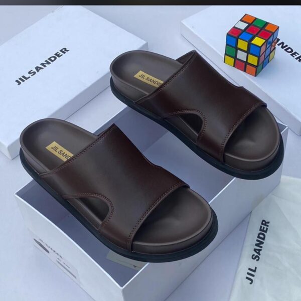 Jil Sander Men’s Leather Slippers