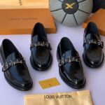 Louis Vuitton Loafers – Black Luxury Leather