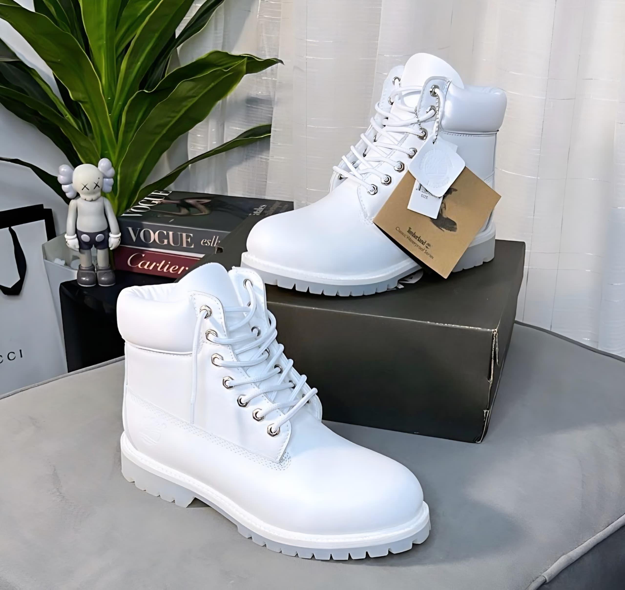 White Timberland Men’s Boots