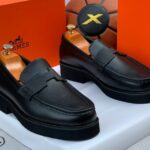 Black Leather Luxury Loafers