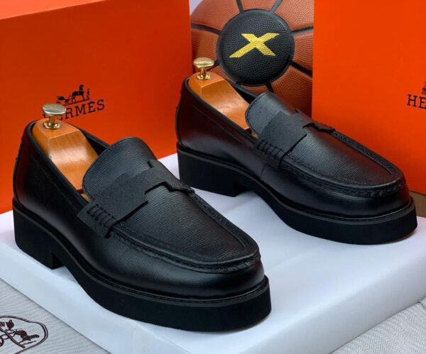 Black Leather Luxury Loafers