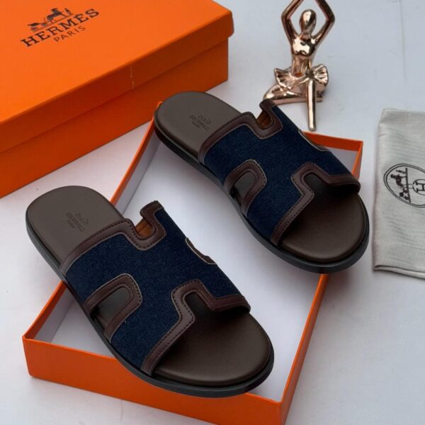Luxury H-Style Leather Men’s Sandals