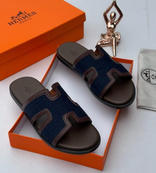 Luxury H-Style Leather Men’s Sandals