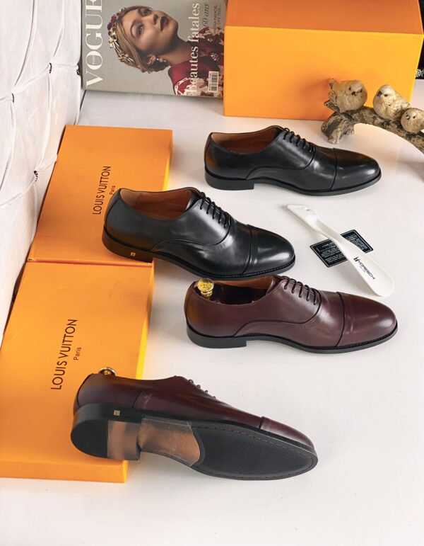 Luxury Men’s Formal Leather Lace-Up Shoes