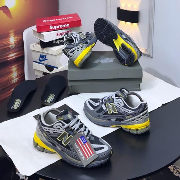 New Balance 1906R Utility Grey Yellow Sneakers