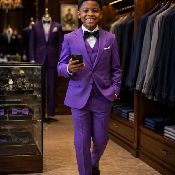 The Purple Reign — Boys' Statement Suit
